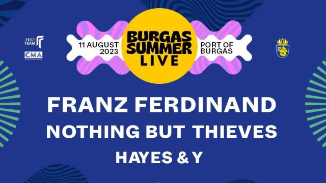 Franz Ferdinand и Nothing But Thieves идват в Бургас на 11 август