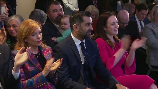 Новоизбраният лидер на Шотландската национална партия Хамза Юсаф официално беше
