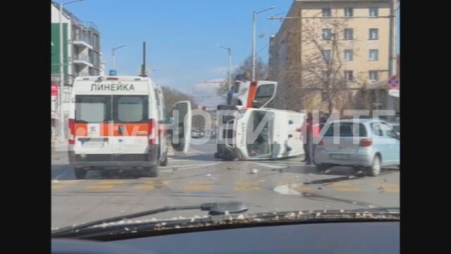 Катастрофа с линейка е станала в центъра на София Инцидентът