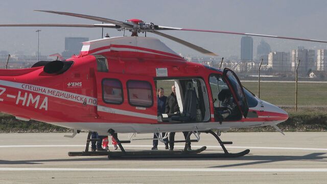 Първият тестов полет на медицинския ни хеликоптер вече е факт