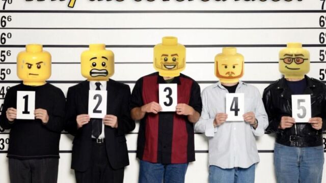 Lego моли полицията да спре да използва главите на играчките им, за да покрива заподозрени (СНИМКИ)