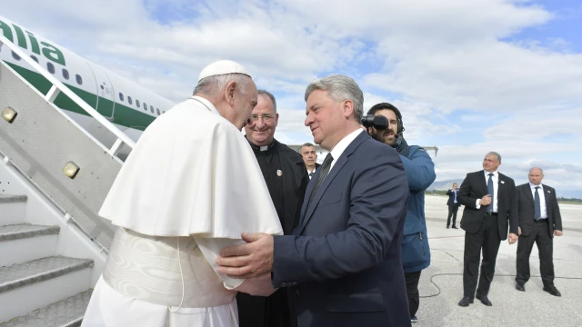 Папа Франциск в Македония