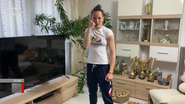 "Играй и спортувай вкъщи" със Станимира Петрова (ВИДЕО)