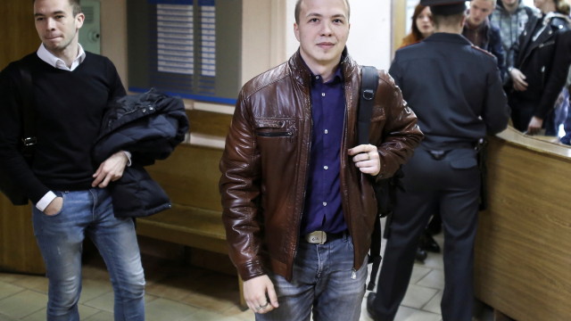 Беларуският журналист и блогър Роман Протасевич който беше арестуван през