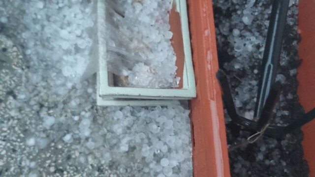 Градушка падна и във Враца в неделя вечерта Интензивните валежи продължиха