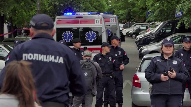 Масова стрелба в столицата Белград взе най малко 9 жертви 8