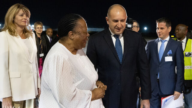 Президентът Румен Радев пристигна на посещение в Република Южна Африка