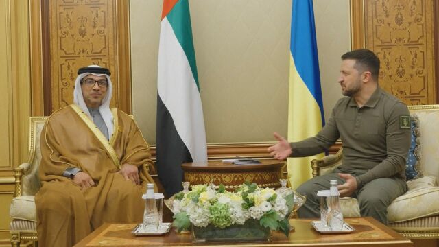 Украинският президент Володимир Зеленски е на визита в Саудитска Арабия