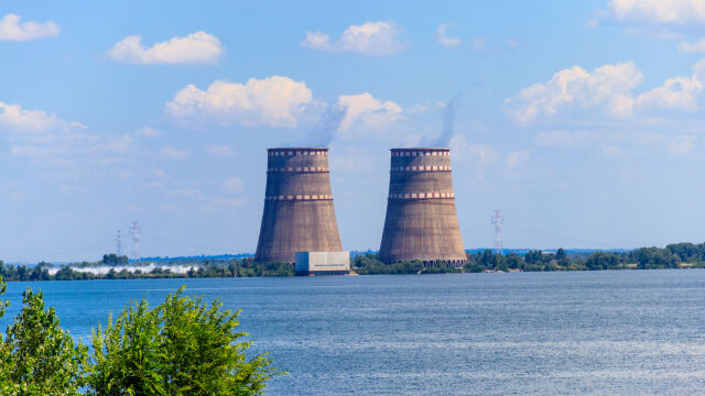 В близост до Запорожката атомна електроцентрала окупирана от руските войски