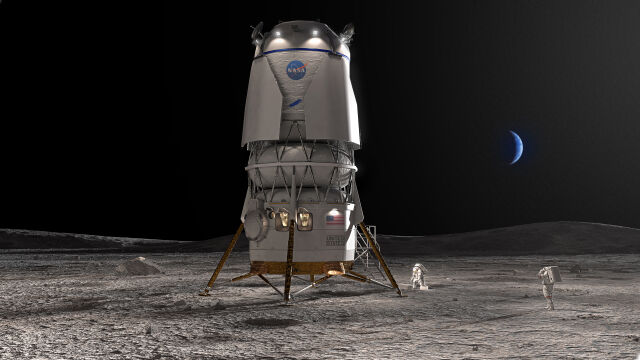 Ето коя компания ще разработи спускаем апарат за кацане на хора на Луната