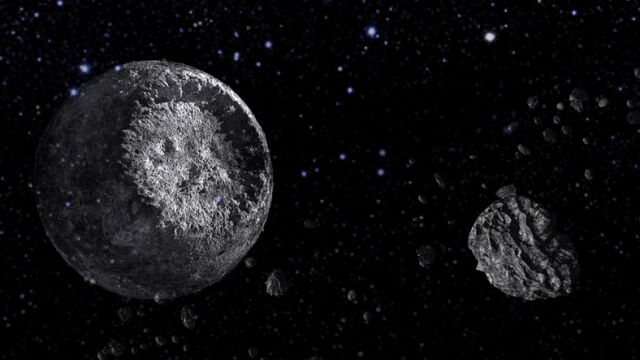 Необичаен астероид минаващ близо до Земята се оказа парче от