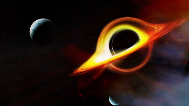Учени моделираха как човек пада в черна дупка Хоризонтът на
