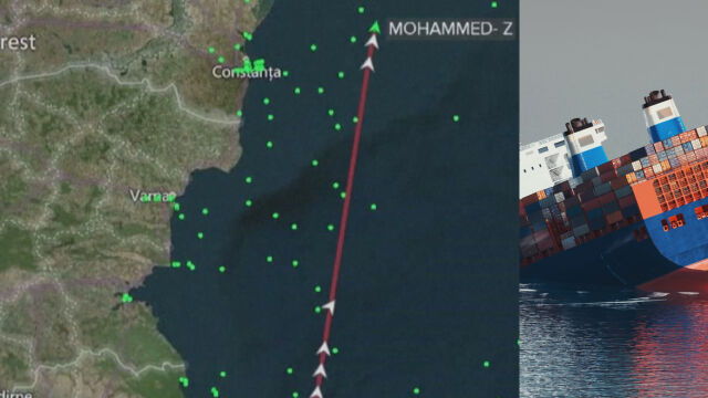 Товарен кораб потъна до румънския бряг на Черно море предава