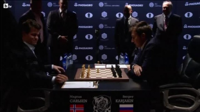 Реми в първата партия за шахматната корона (ВИДЕО)