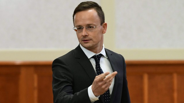 Унгарският министър на външните работи и на външната търговия Петер
