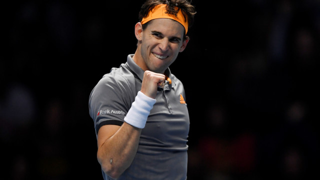 Снимка: Тийм победи Федерер на старта на заключителния турнир в Лондон