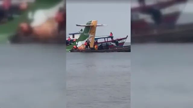 Пътнически самолет на танзанийската авиокомпания Пресижън ер падна в езерото