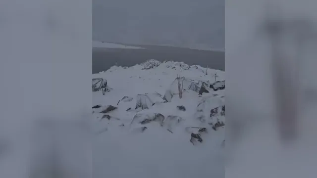 Първият за този зимен сезон заваля над заслона Тевно езеро