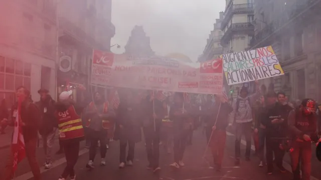 Протест във Франция заради нарастващата инфлация Демонстрантите се събраха в