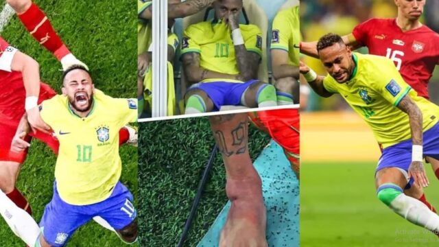 Бразилия трепери за Неймар, вижте контузията му (ВИДЕО)