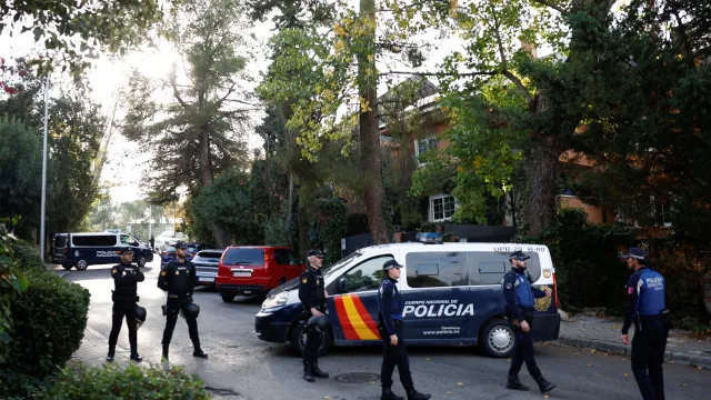 е избухнал в украинското посолство в Мадрид При е пострадал