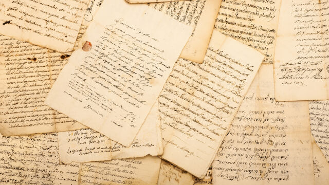 Писма конфискувани от Британския кралски флот преди да стигнат до
