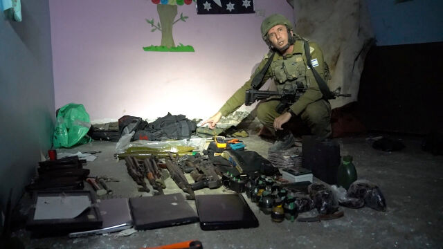 Израелската армия обяви че е разкрила команден център на Хамас