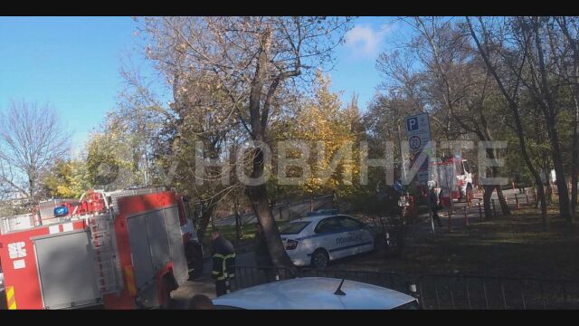 Сигнал за запален автомобил в буферния паркинг на стадион Васил