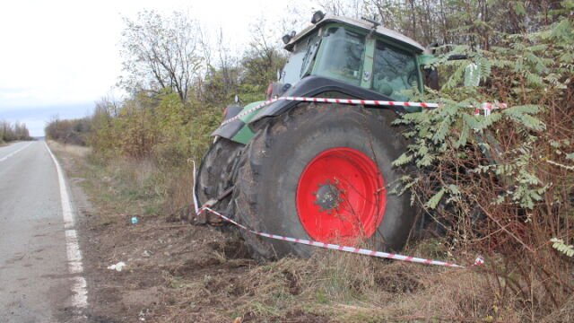 Зърнопроизводител от Благоевград загина  след като катастрофира с трактора си на