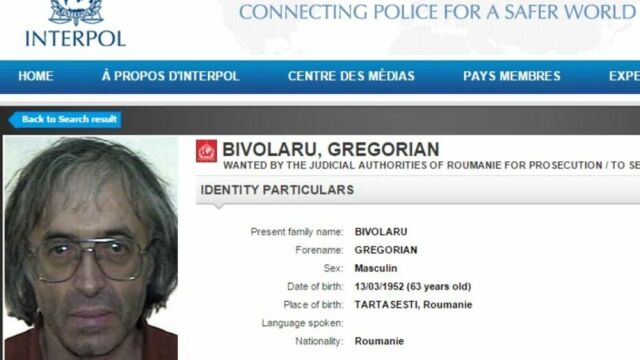 71 годишният румънец Грегориан Биволару е арестуван в Париж съобщава Диджи24 Той