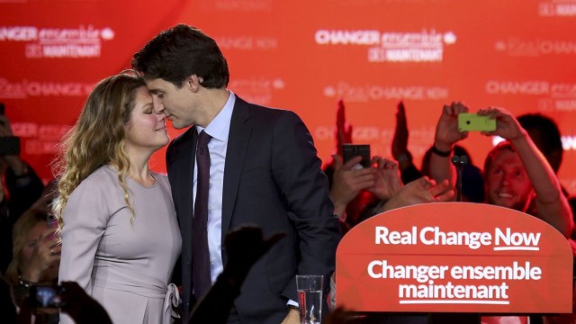 Канадският премиер Джъстин Трюдо и съпругата му Софи Грегоар Трюдо