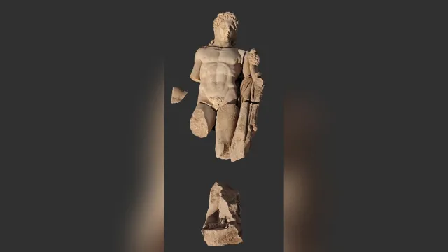 Археолози откриха статуя на Херкулес в древния метрополис Филипи Североизточна