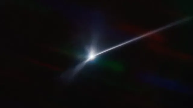 Ново изображение показва че астероидът който умишлено е ударен от