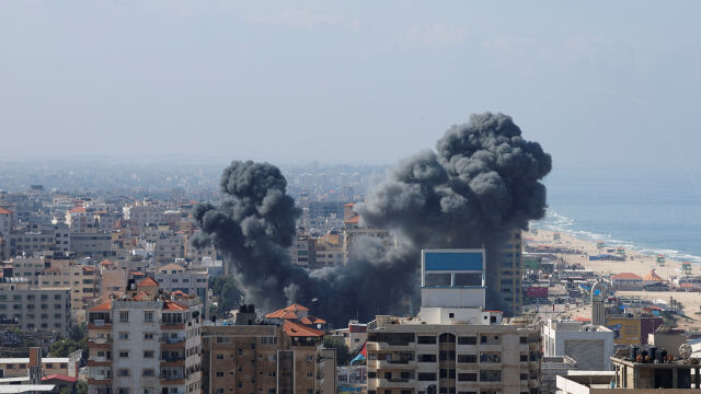 Израелската армия нанася въздушни удари по Газа предаде АФП Израелската