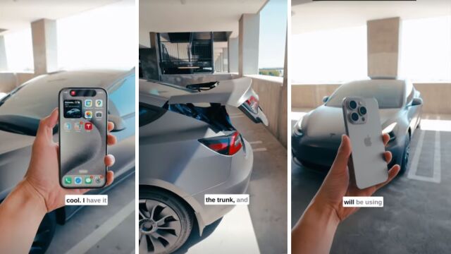 Собствениците на Tesla използват iPhone 15 Pro, за да отключват колите си и да включват климатика (ВИДЕО)