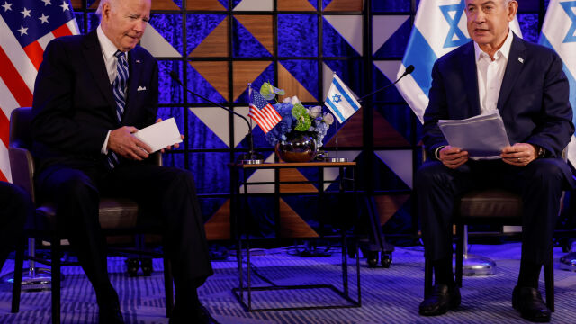 Президентът на САЩ Джо Байдън пристигна в Израел на фона