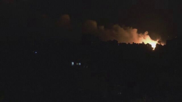 На фронта в Ивицата Газа продължиха различните експлозии тази нощ  По данни