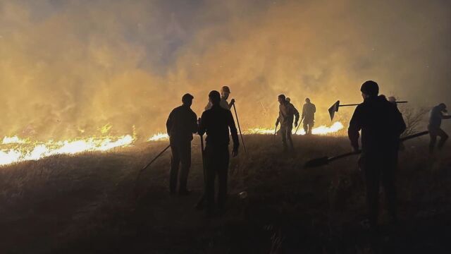 Трети ден не стихват пожарите в горски масиви край Костинброд