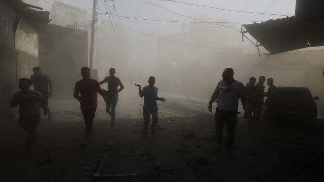 Удар по училище на ООН в Газа, използвано за убежище