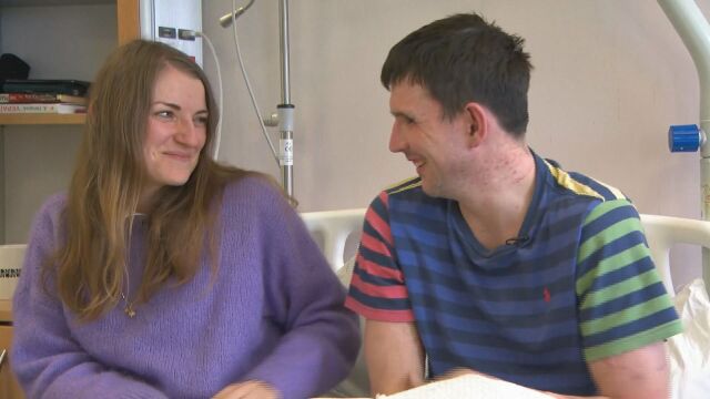 Войник намери любовта в болница: Той е бил тежко ранен в Херсон