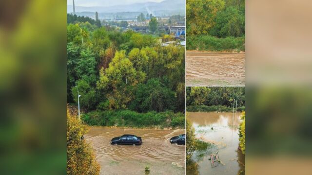 Проливен дъжд превърна улиците в реки в Перник Кадри бяха