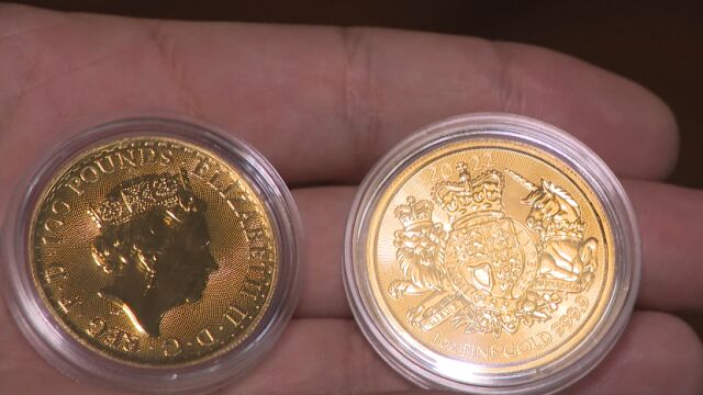 Златните юбилейни монети с лика на Елизабет II които се