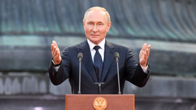 В световния ден на мира руският президент Владимир Путин обяви