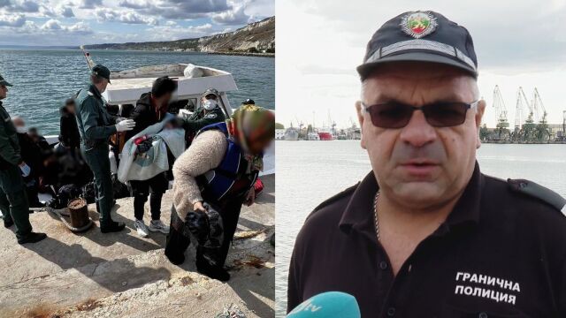 Мигрантите спасени в морето край Шабла сред които и бебе