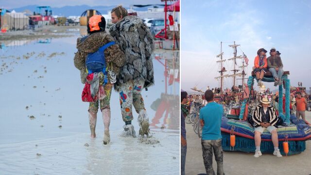 Посетителите на тазгодишния фестивал Burning Man не бяха посрещнати от