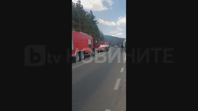  Пожар до с. Саранци 