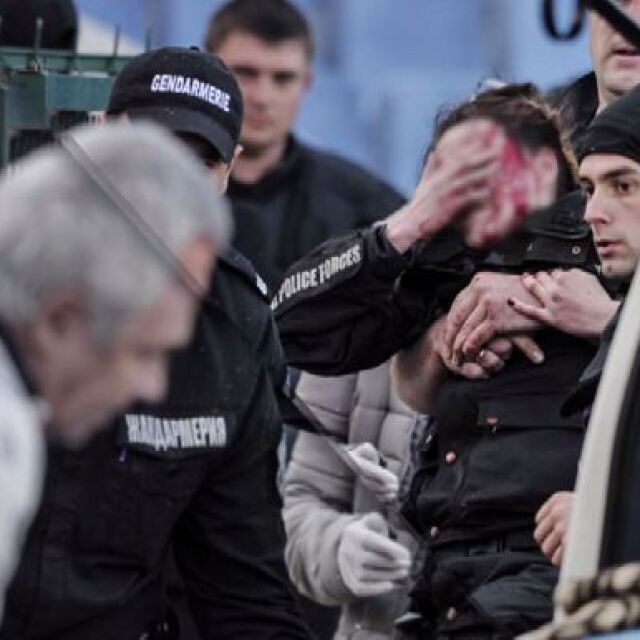 Има задържан за раняването на полицайката на мача между „Левски” и ЦСКА