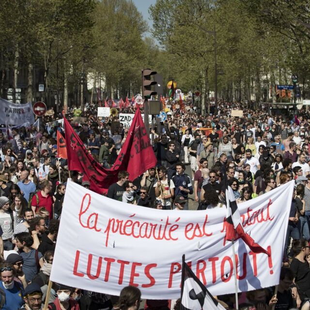 Рекорден брой протестиращи срещу пенсионната реформа във Франция