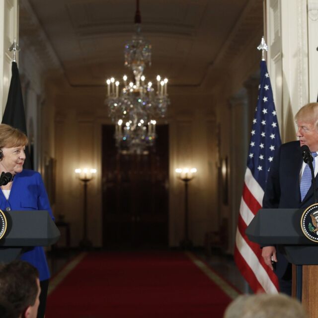 Тръмп и Меркел обсъдиха споразумението по иранската ядрена програма