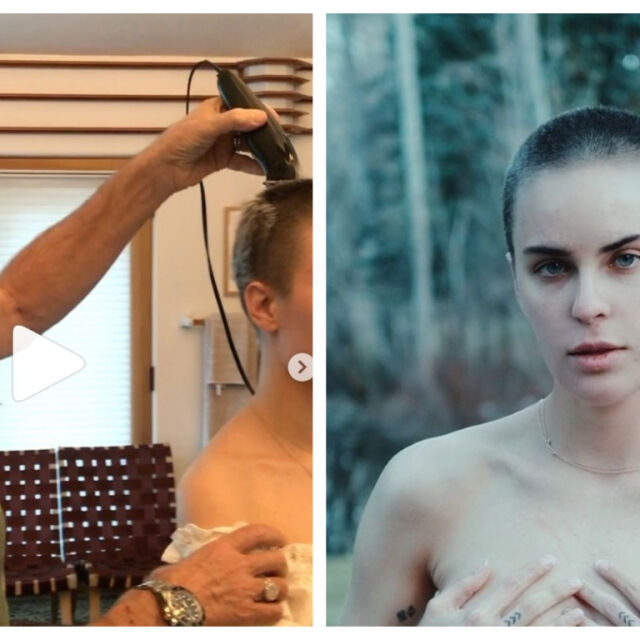 Брус Уилис подстригва дъщеря си Талула за гола фотосесия (ВИДЕО)